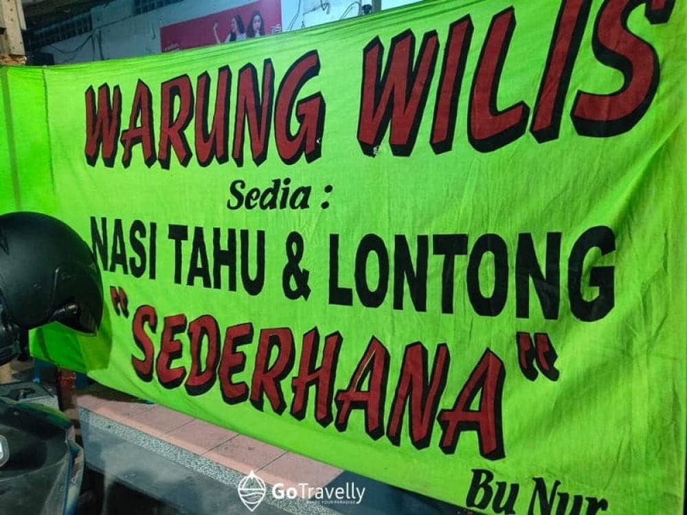 Nasi Tahu dan Lontong Bu Wilis Kuliner khas Blitar