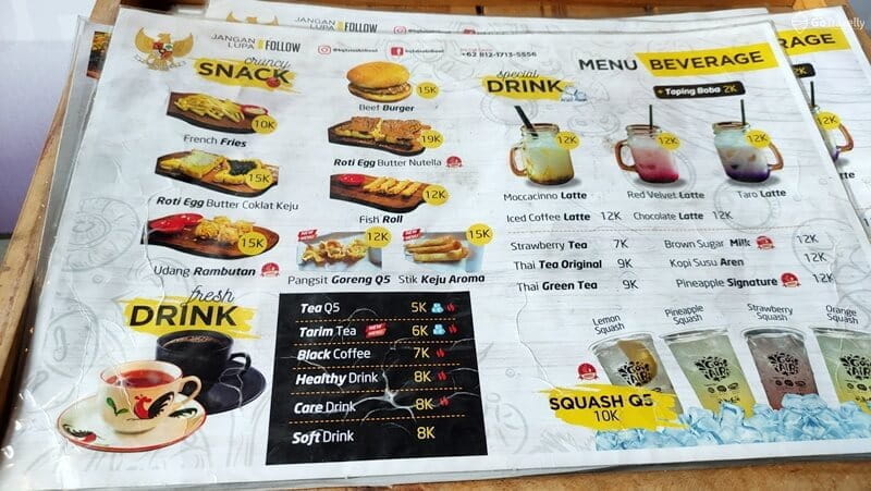 menu KQ5 Steak & Ricebowl