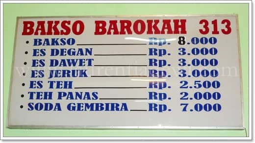 bakso barokah 313