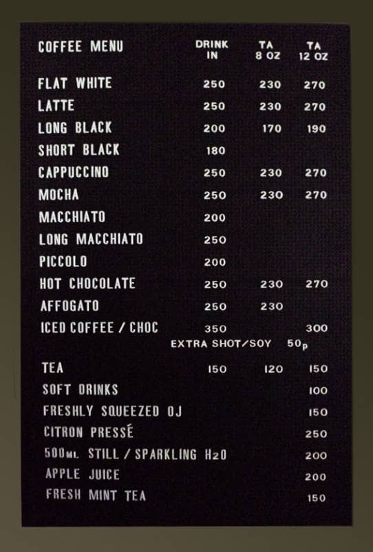 flat white