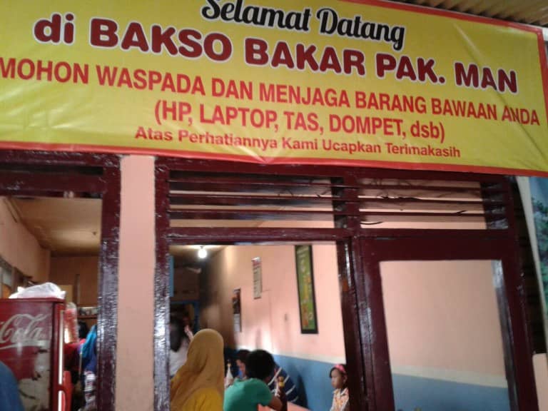 bakso bakar pak man