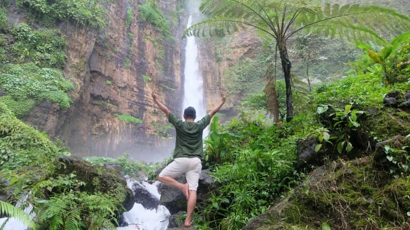 Air Terjun Kapas Biru Lumajang